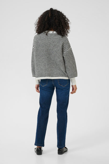 KA Ellery knit pullover - light grey melange
