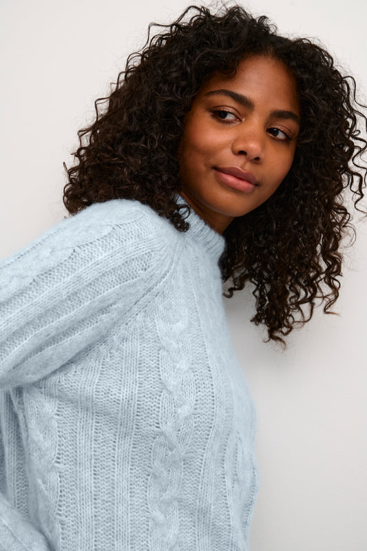 KA Naja knit pullover - celestial blue