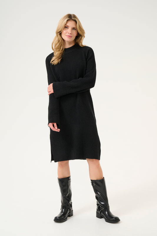 KA Rinja knit dress - sort