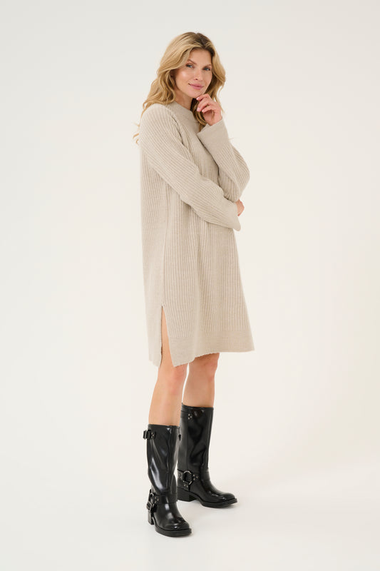 KA Rinya knit dress - beige