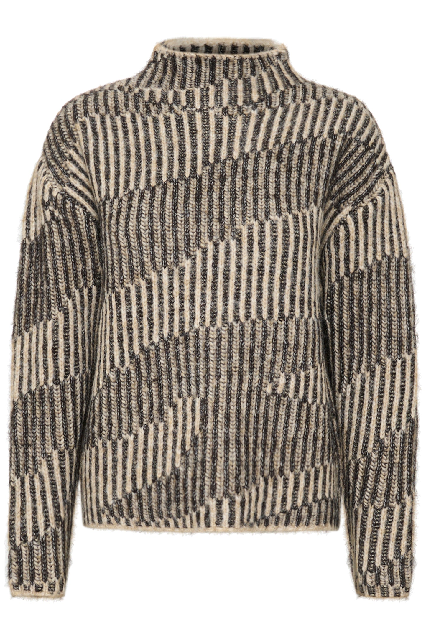 KA Rafi knit pullover - beige/sort