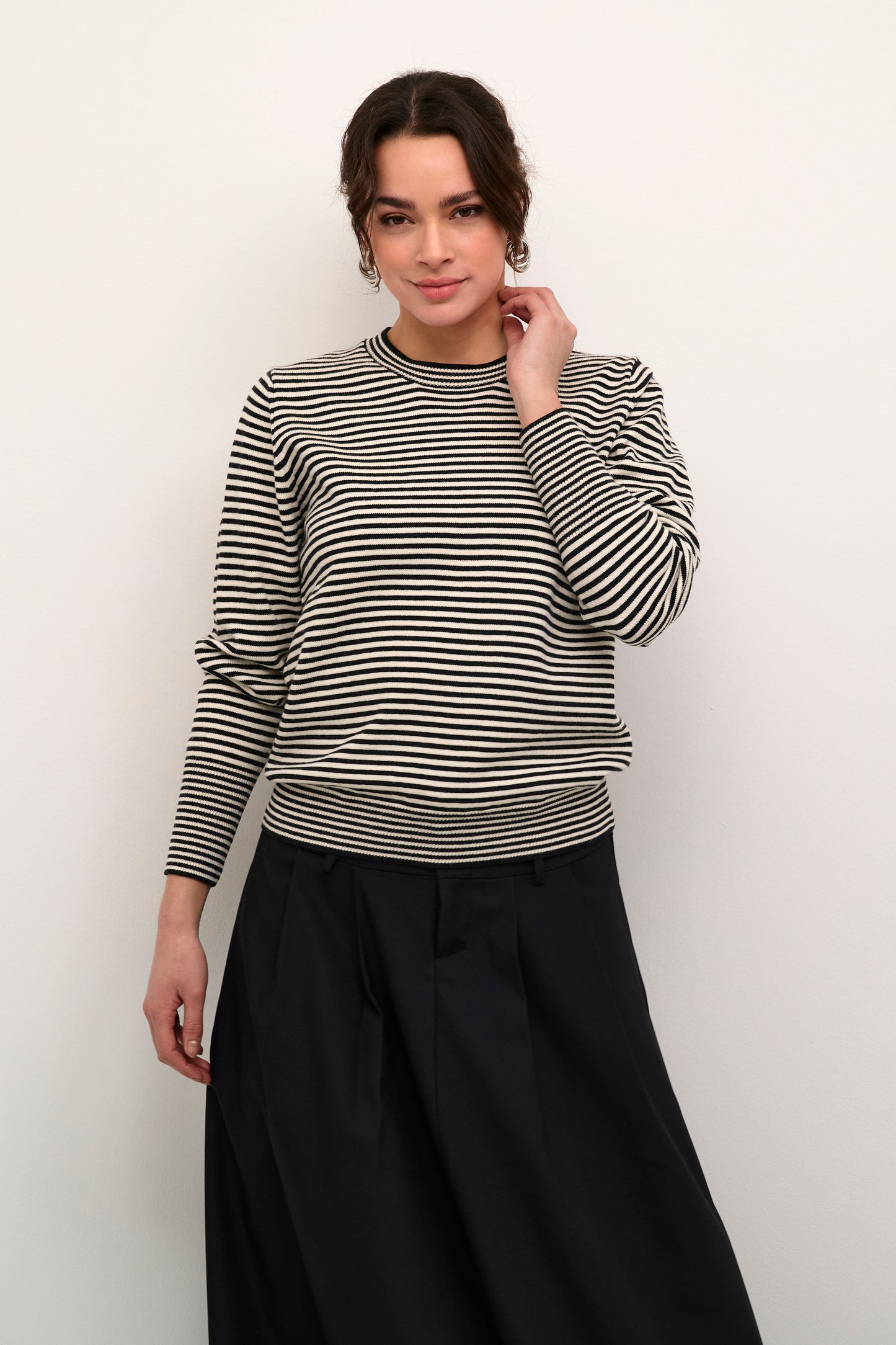 KA Nala Knit Pullover - sort/hvid