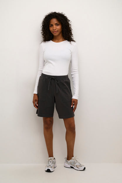 KA Naya Liah Shorts - Black Oyster Grå