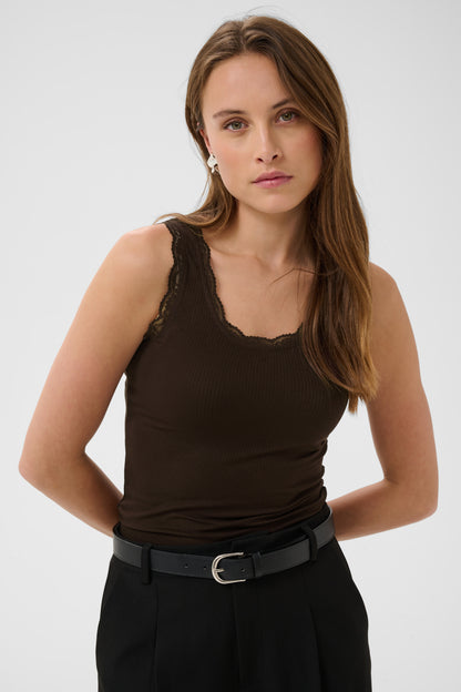 KA Omi Top - Coffee Bean brown