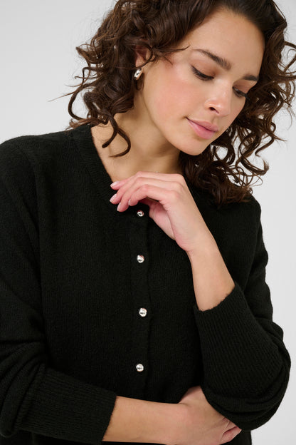 KA Niel Knit Cardigan - black