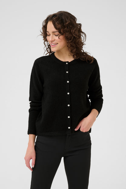 KA Niel Knit Cardigan - black