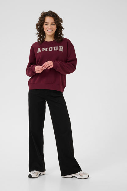 KA Elenora Sweatshirt - windsor wine