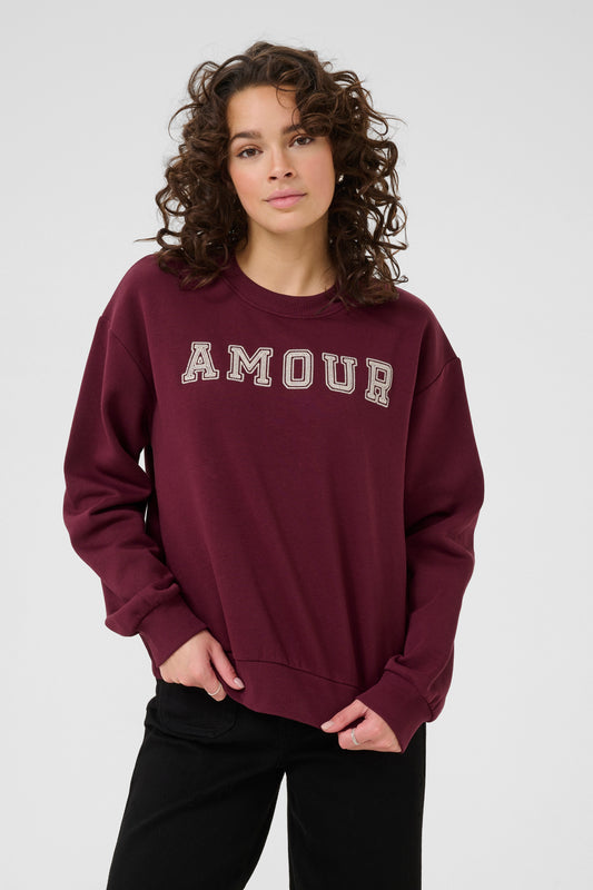 KA Elenora Sweatshirt - windsor wine