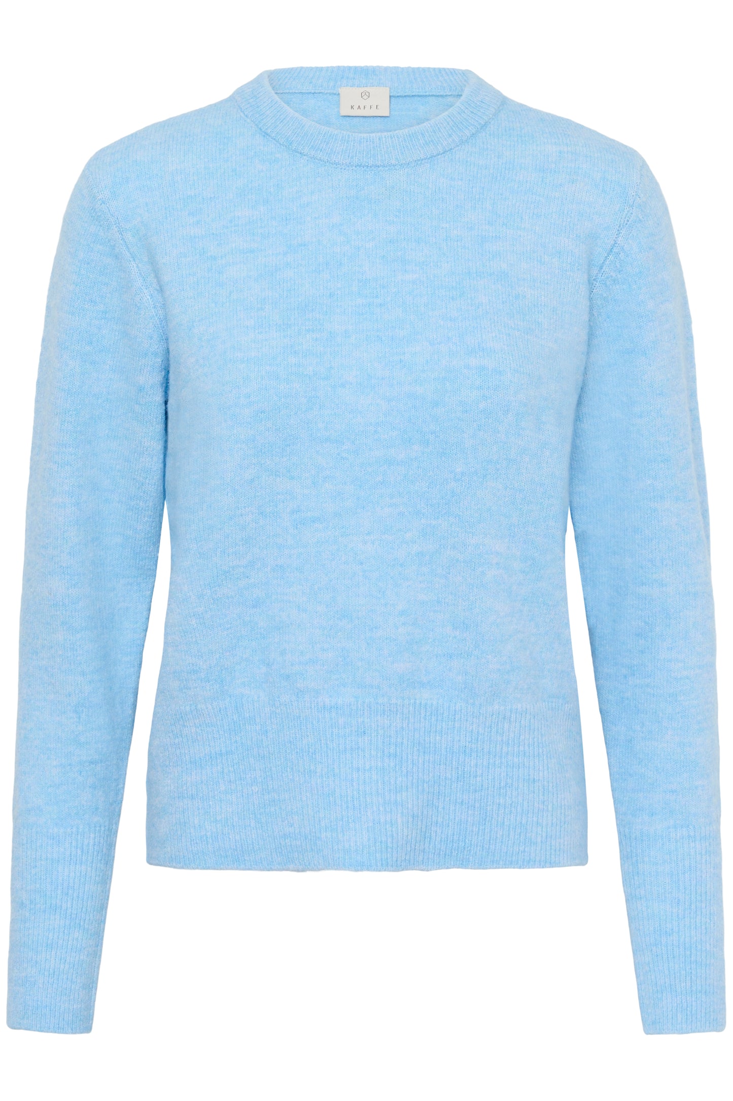KA Niel Crew Neck Pullover - powder blue melange