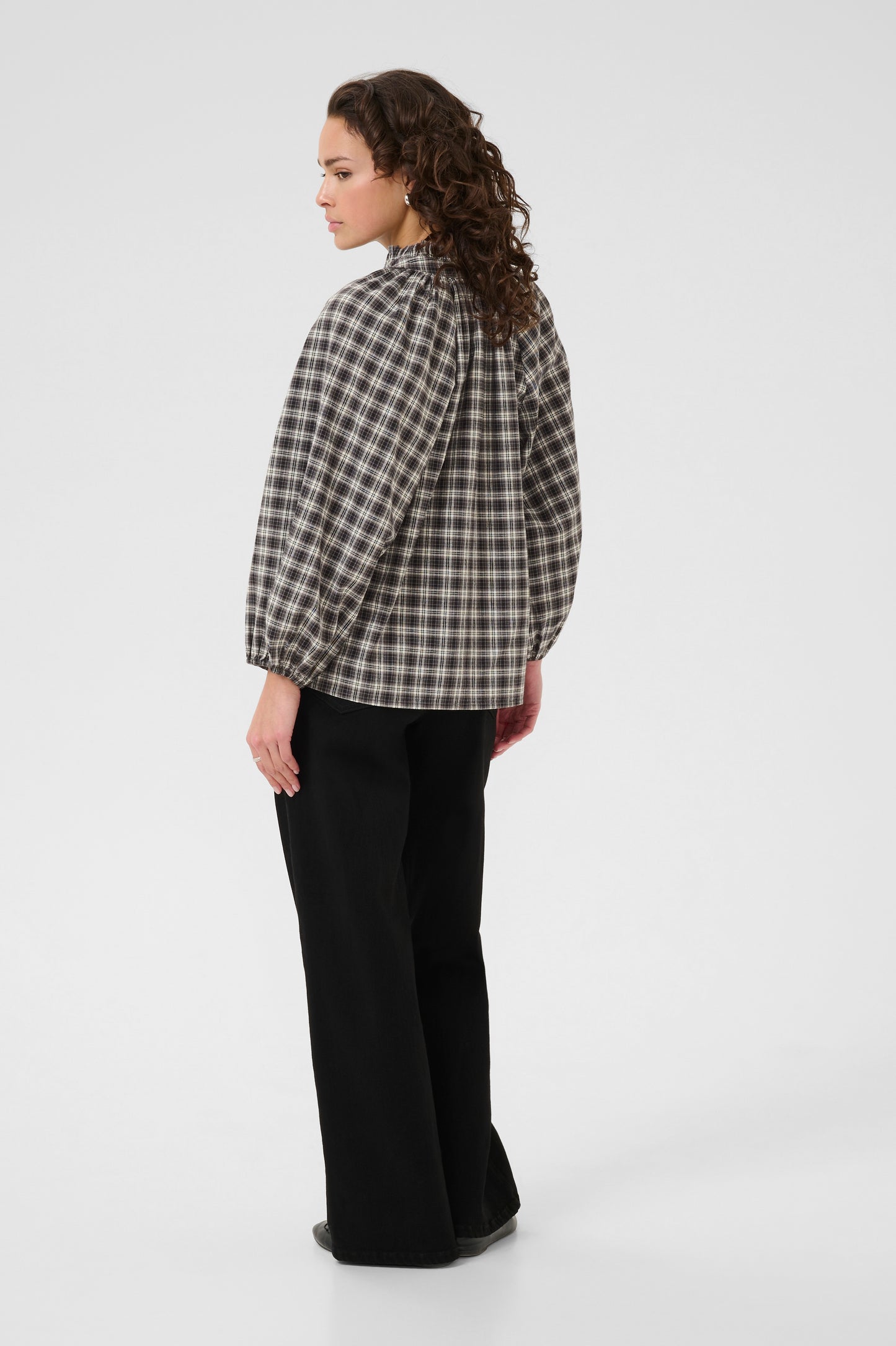 KA Elna Blouse - black/grey
