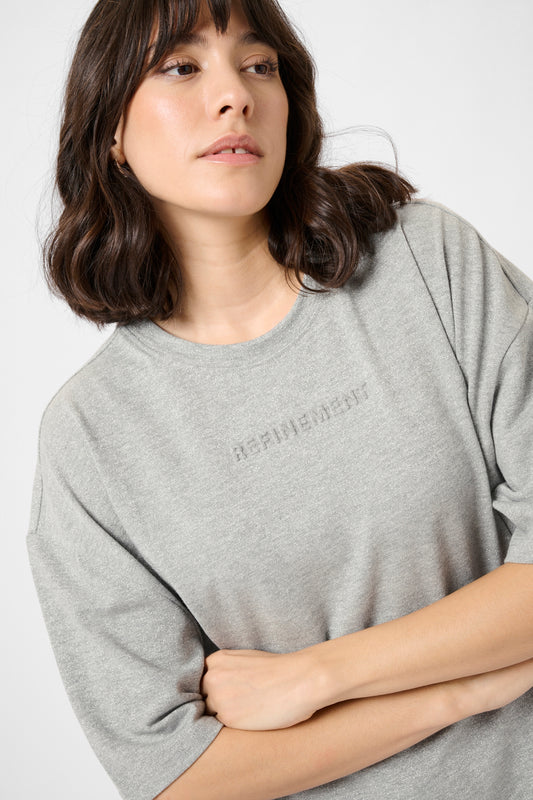 KA Bianca T-shirt - light grey melange