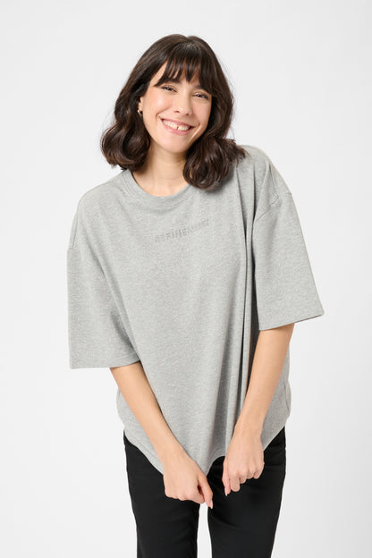 KA Bianca T-shirt - light grey melange