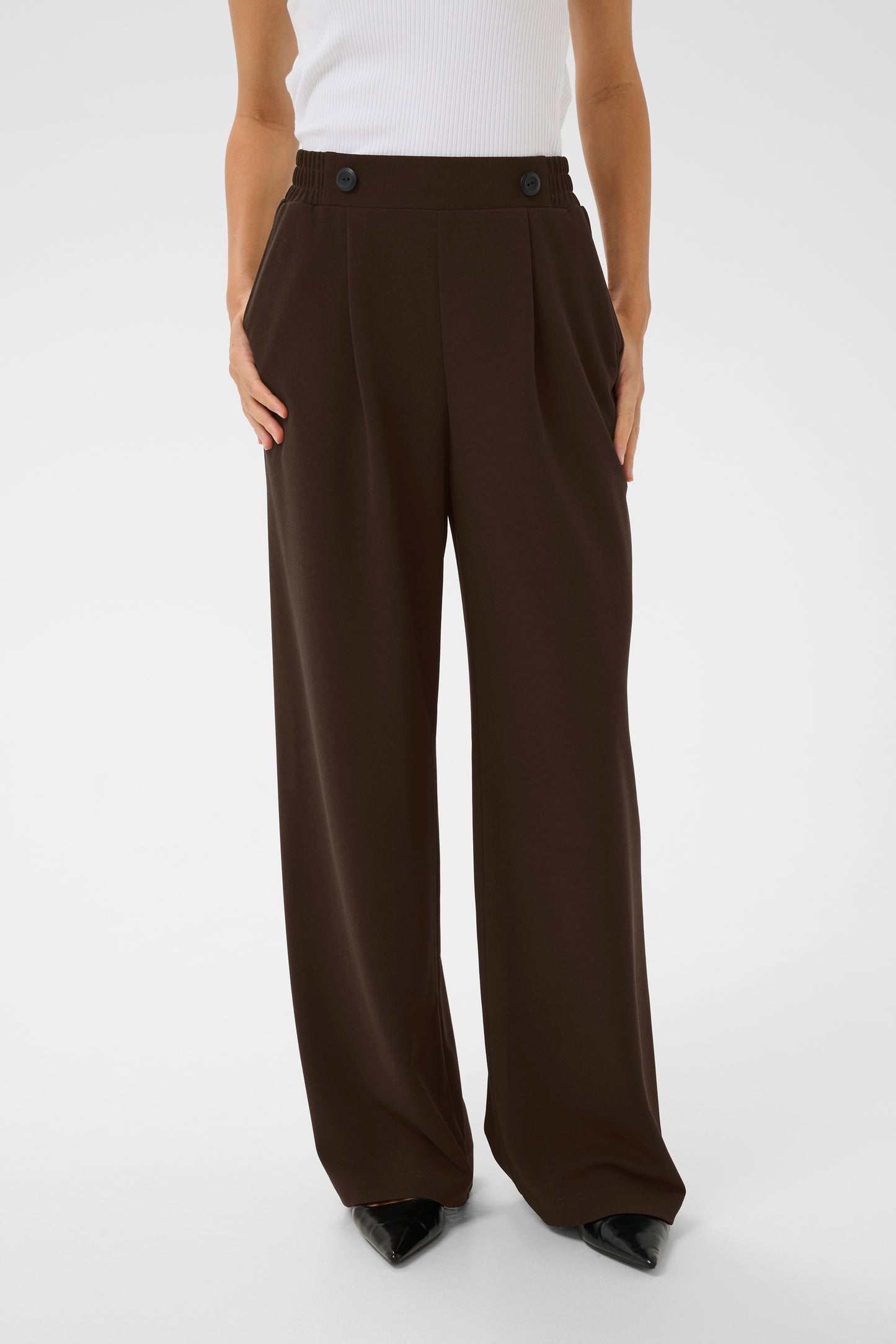 KA Phoebe Pants - coffee brown