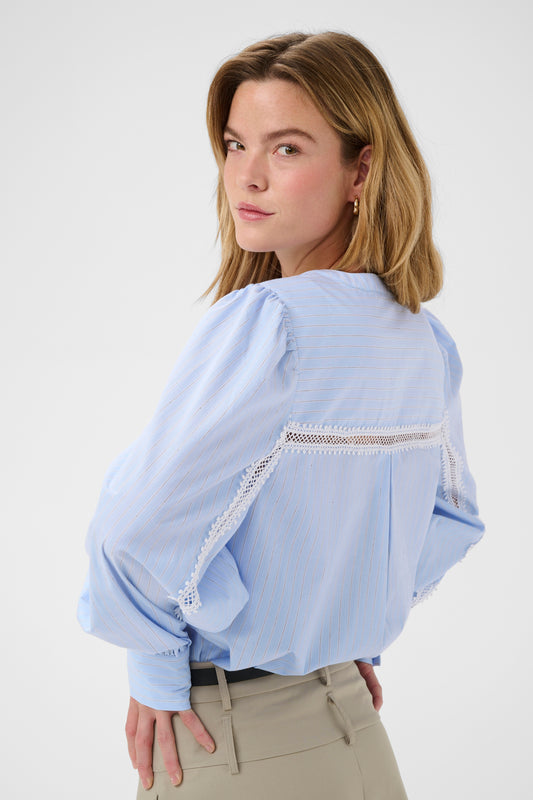 KA Jada Blouse - nantucket breeze blue