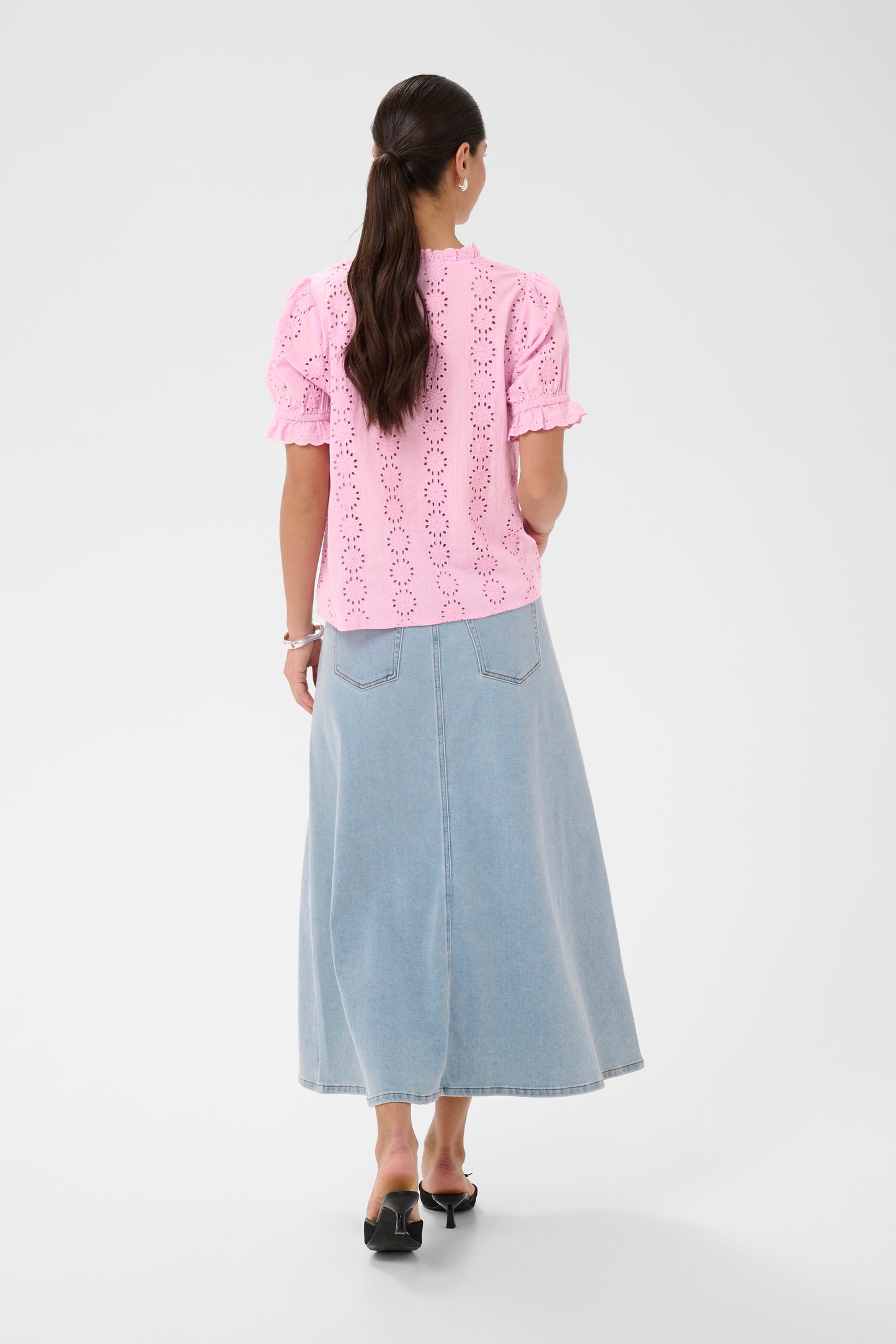 KA Dona Blouse - pink frosting