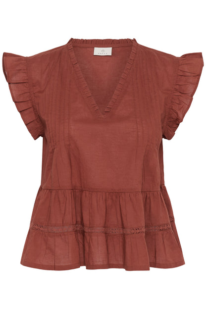KA Valerie Top - henna farvet