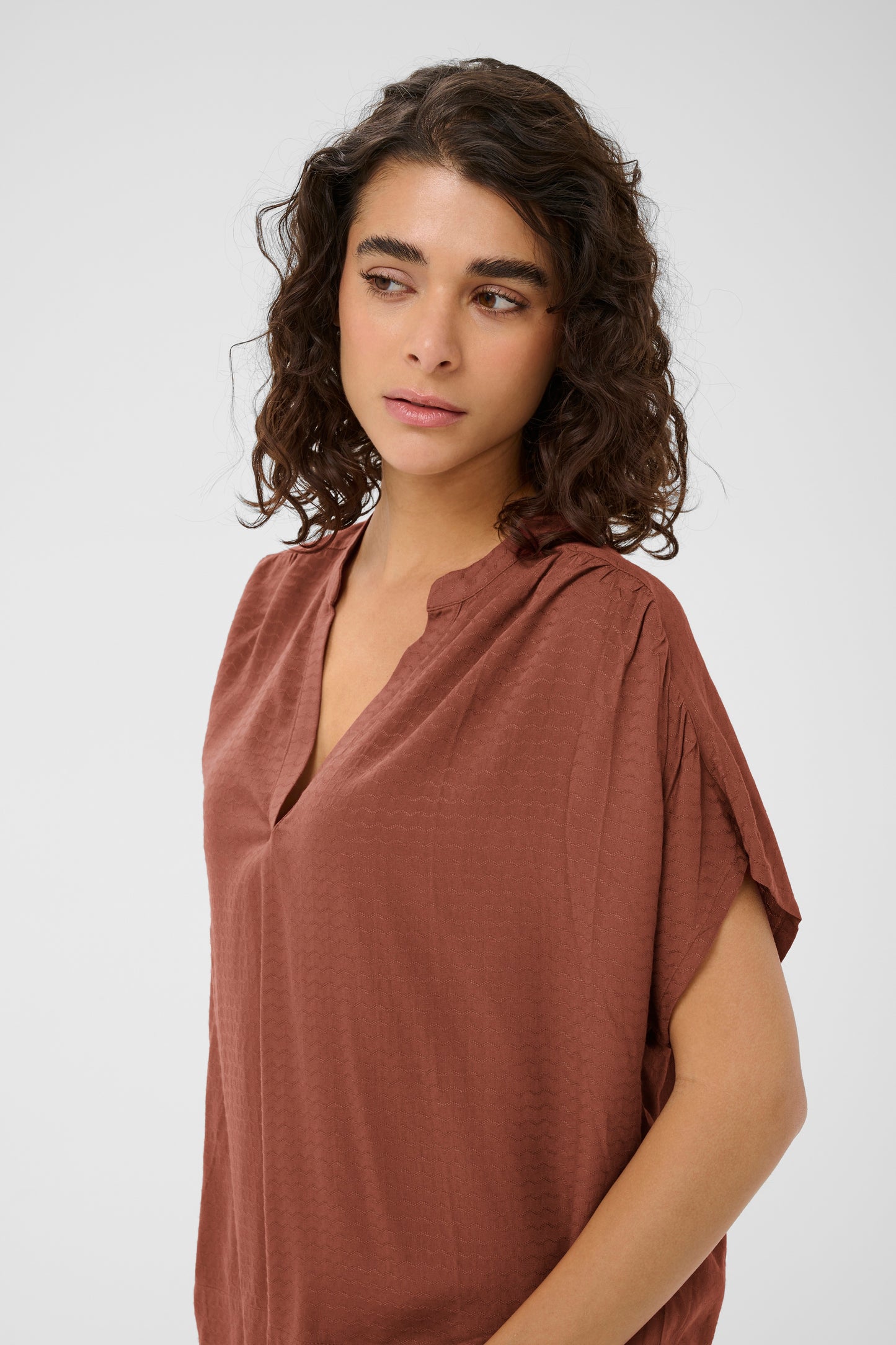 KA Gina Blouse - henna farvet