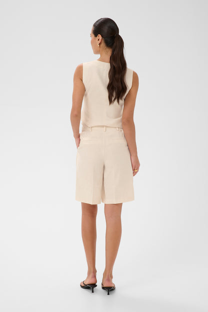 KA Annetta hw hør shorts - beige