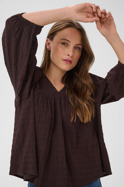 KA Missie Blouse - brun