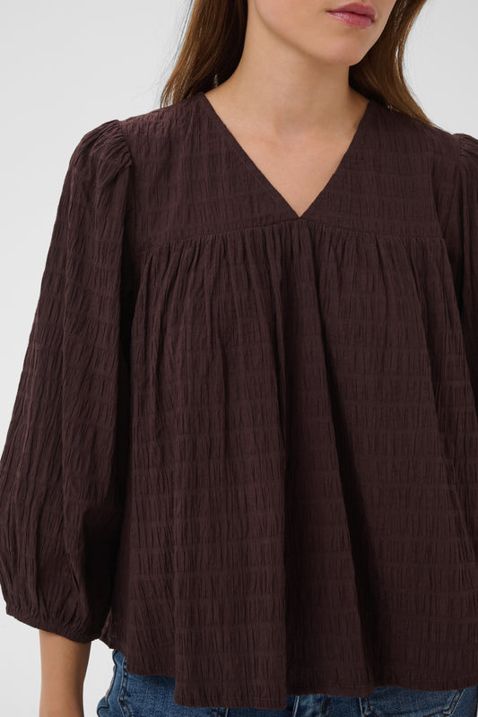 KA Missie Blouse - brun