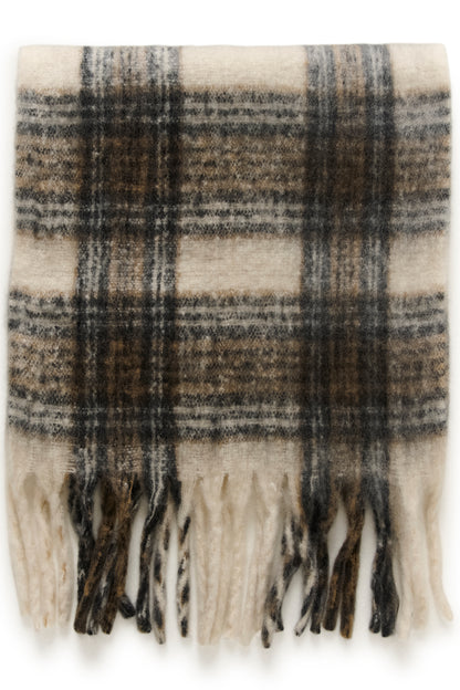 KA Roberta Scarf - strikket m/frynser