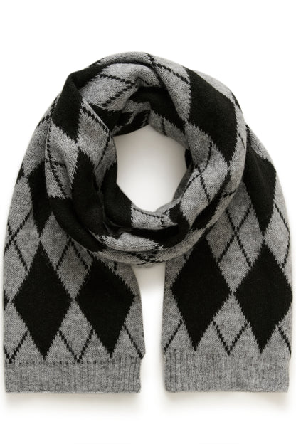 KA Harlekin Scarf - dark grey melange