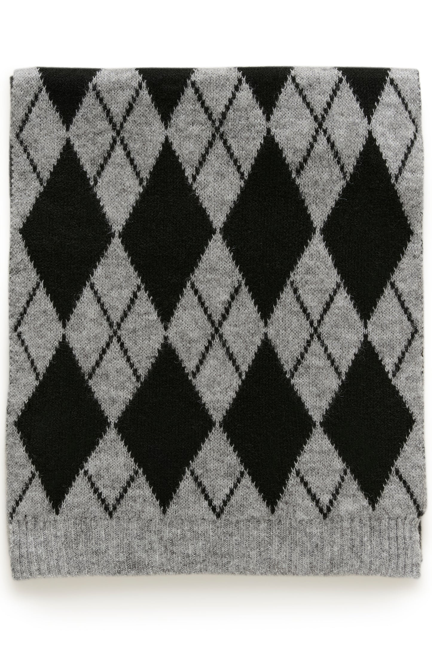 KA Harlekin Scarf - dark grey melange