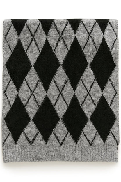 KA Harlekin Scarf - dark grey melange