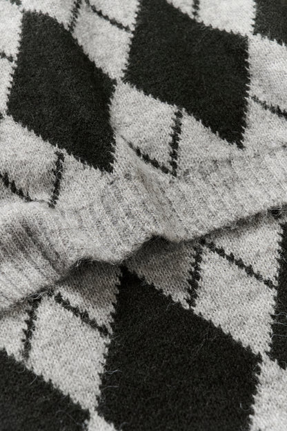 KA Harlekin Scarf - dark grey melange