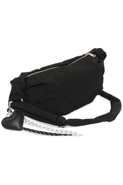 KA Jennis Quiltet Bag - sort m/keyhanger detalje