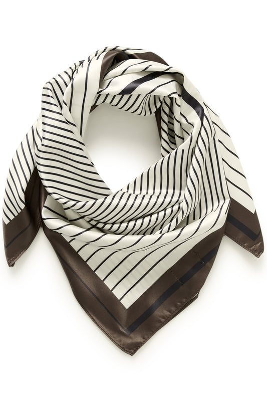 KA Scarfina scharf - sort/hvid/brun