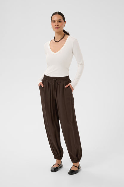 KA Alberta Pants ballon - coffee bean brown