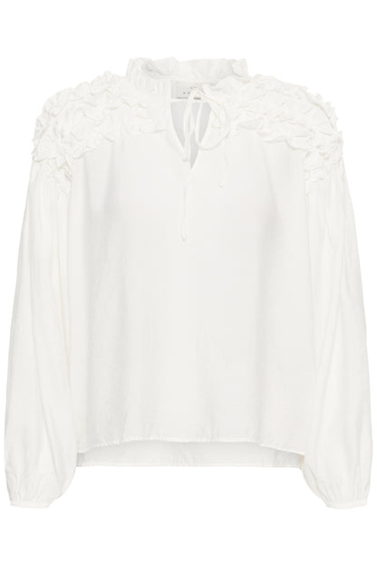 KA Nicole Blouse - chalk hvid