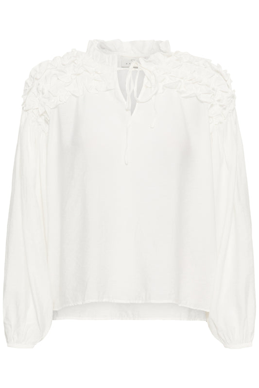 KA Nicole Blouse - chalk hvid
