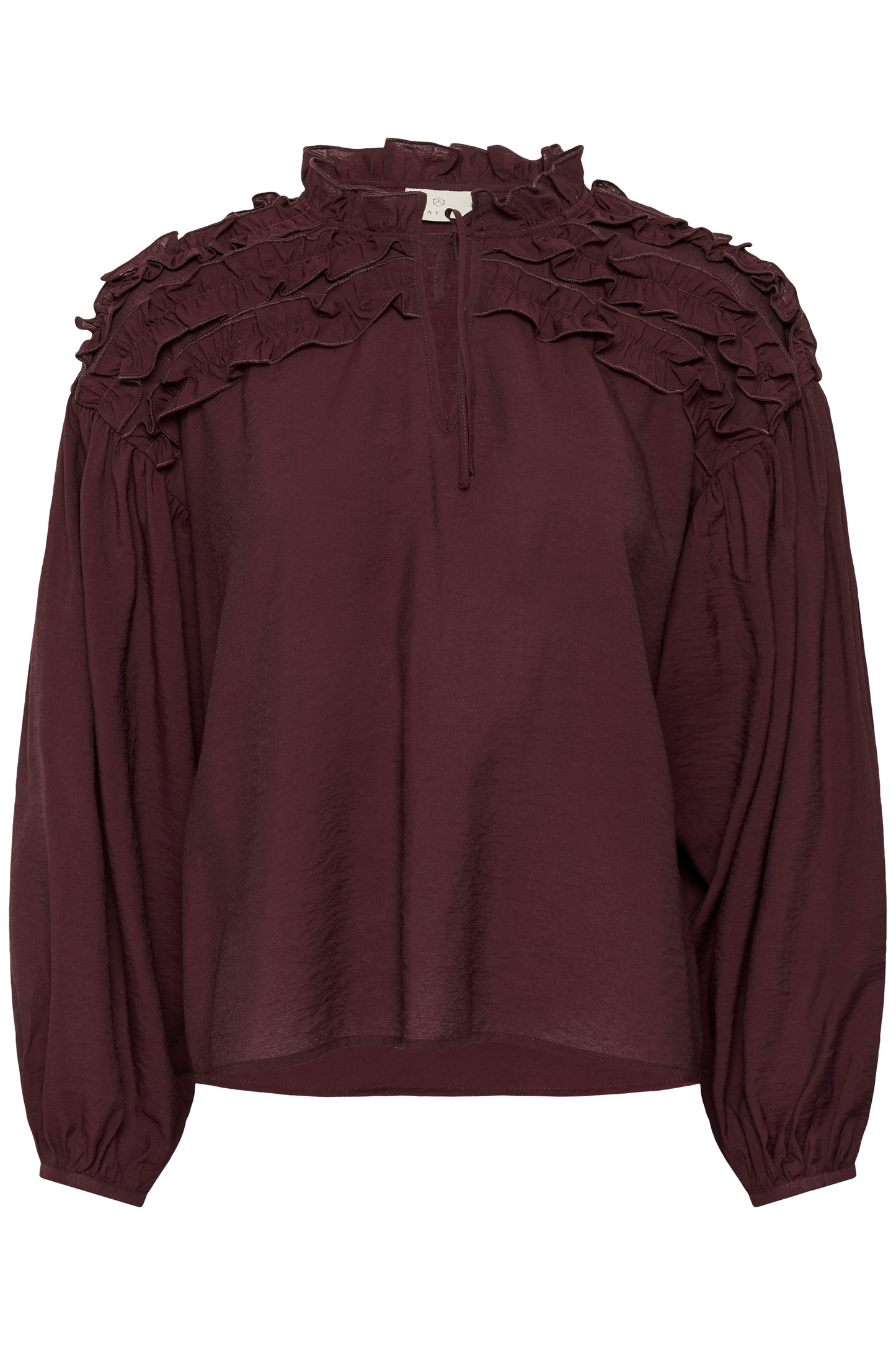 KA Nicole Blouse m/lange ærmer - fudge