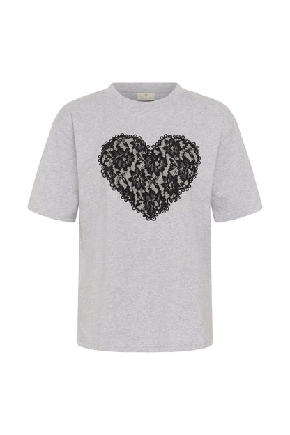 KA Gloria T-shirt - grey melange