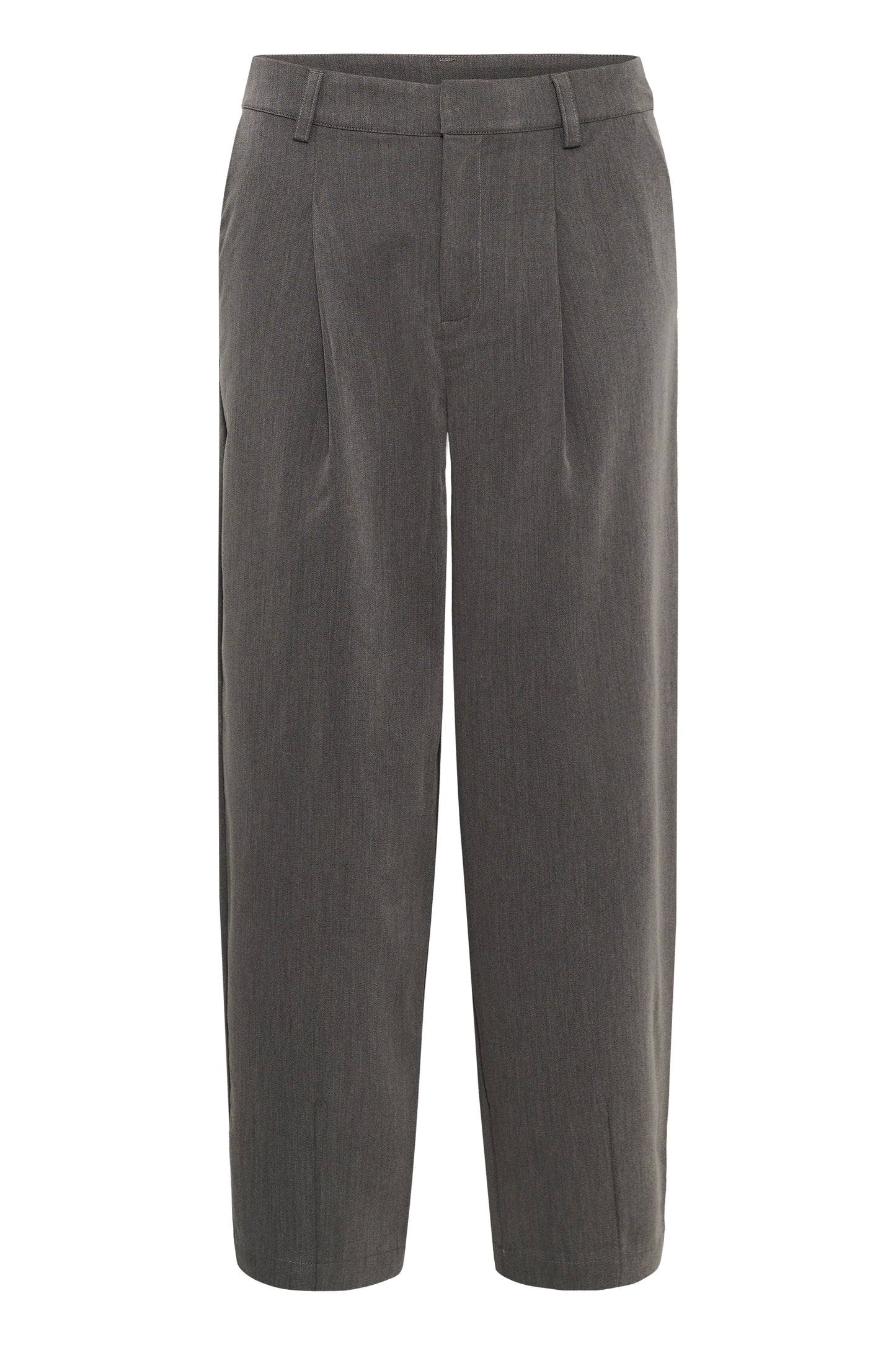 KA Sakura Cropped Pants - dark grey melange
