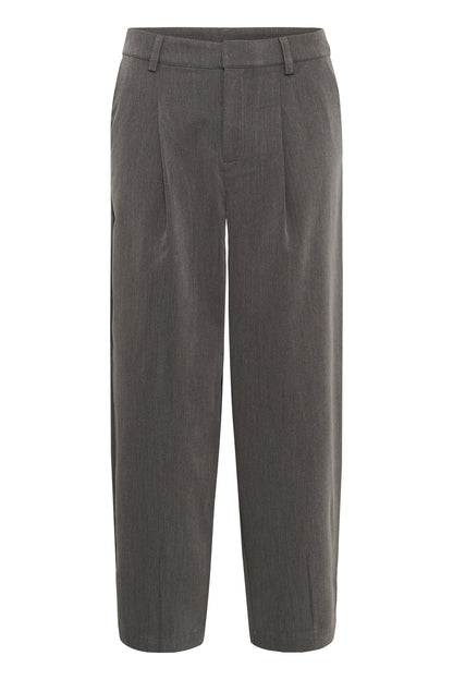 KA Sakura Cropped Pants - dark grey melange