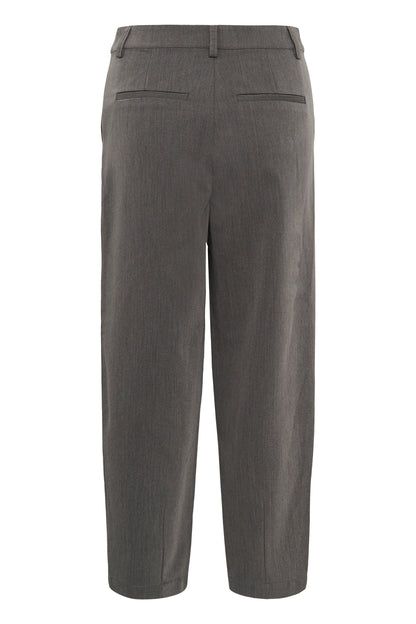 KA Sakura Cropped Pants - dark grey melange