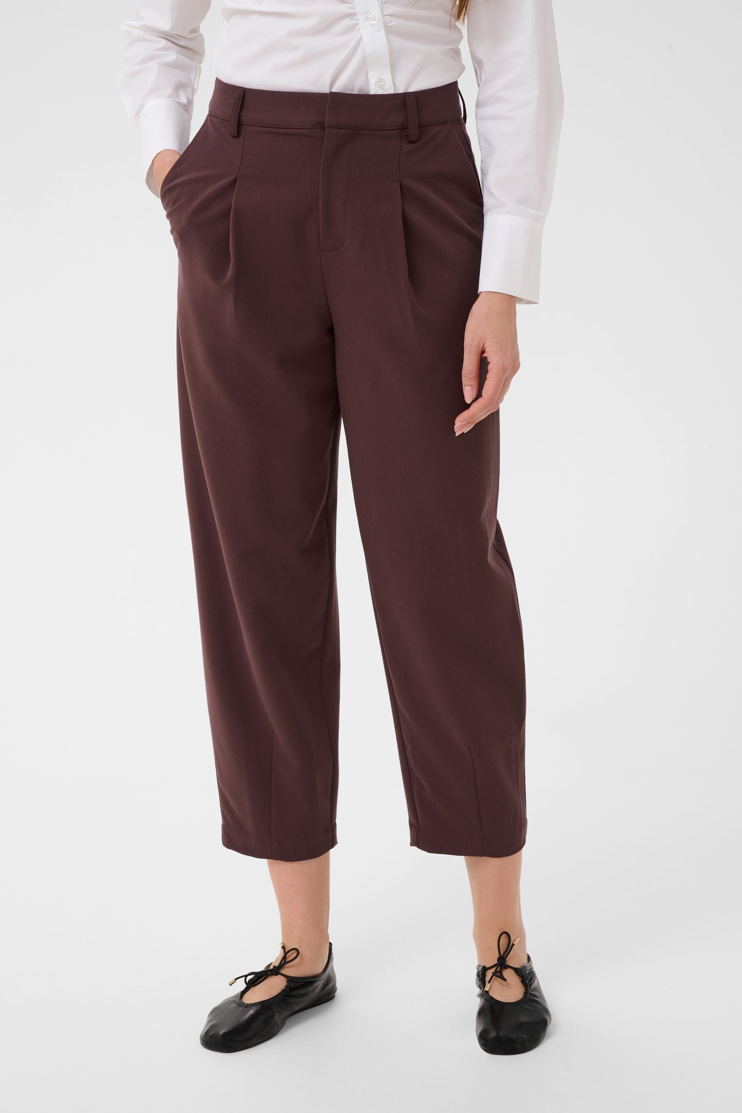 KA Sakura Cropped Pants - fudge