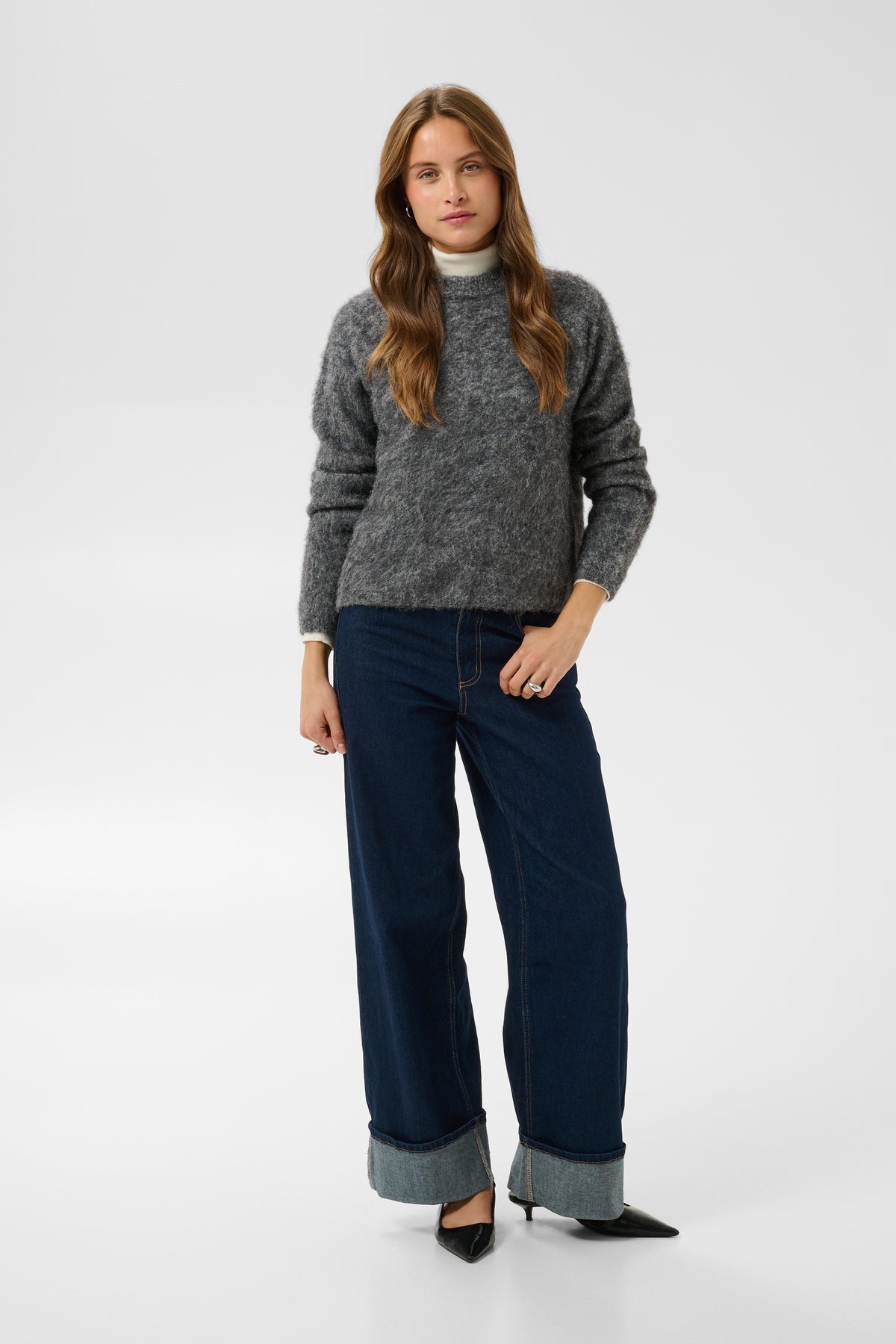 KA Jordan Pullover - Dark Grey Melange