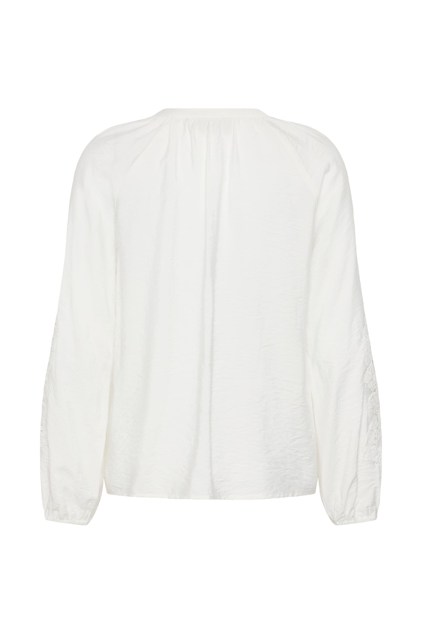 KA Norma Blouse - hvid m/broderi