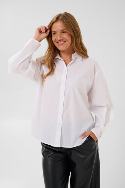 KA Mathilde Shirt - chalk hvid