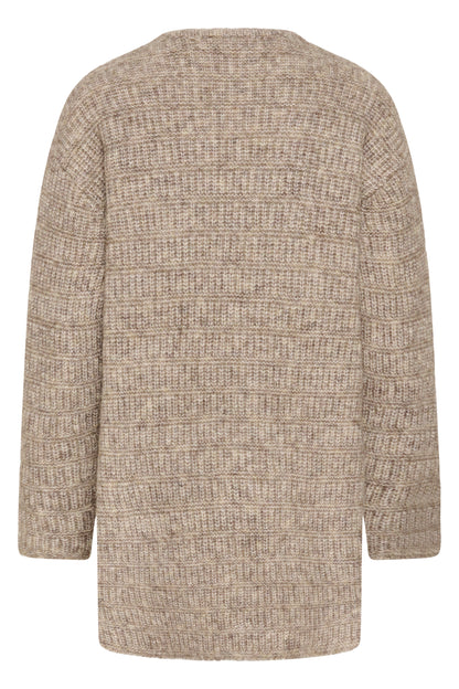 KA Kikki Cardigan - Dessert Taupe Melange
