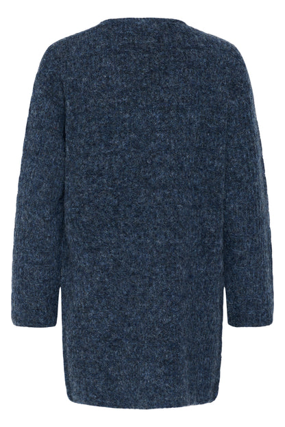 KA Kikki Cardigan - Graphite Blue Melange