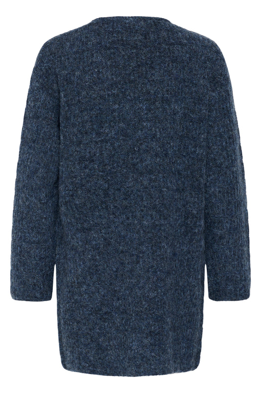 KA Kikki Cardigan - Graphite Blue Melange