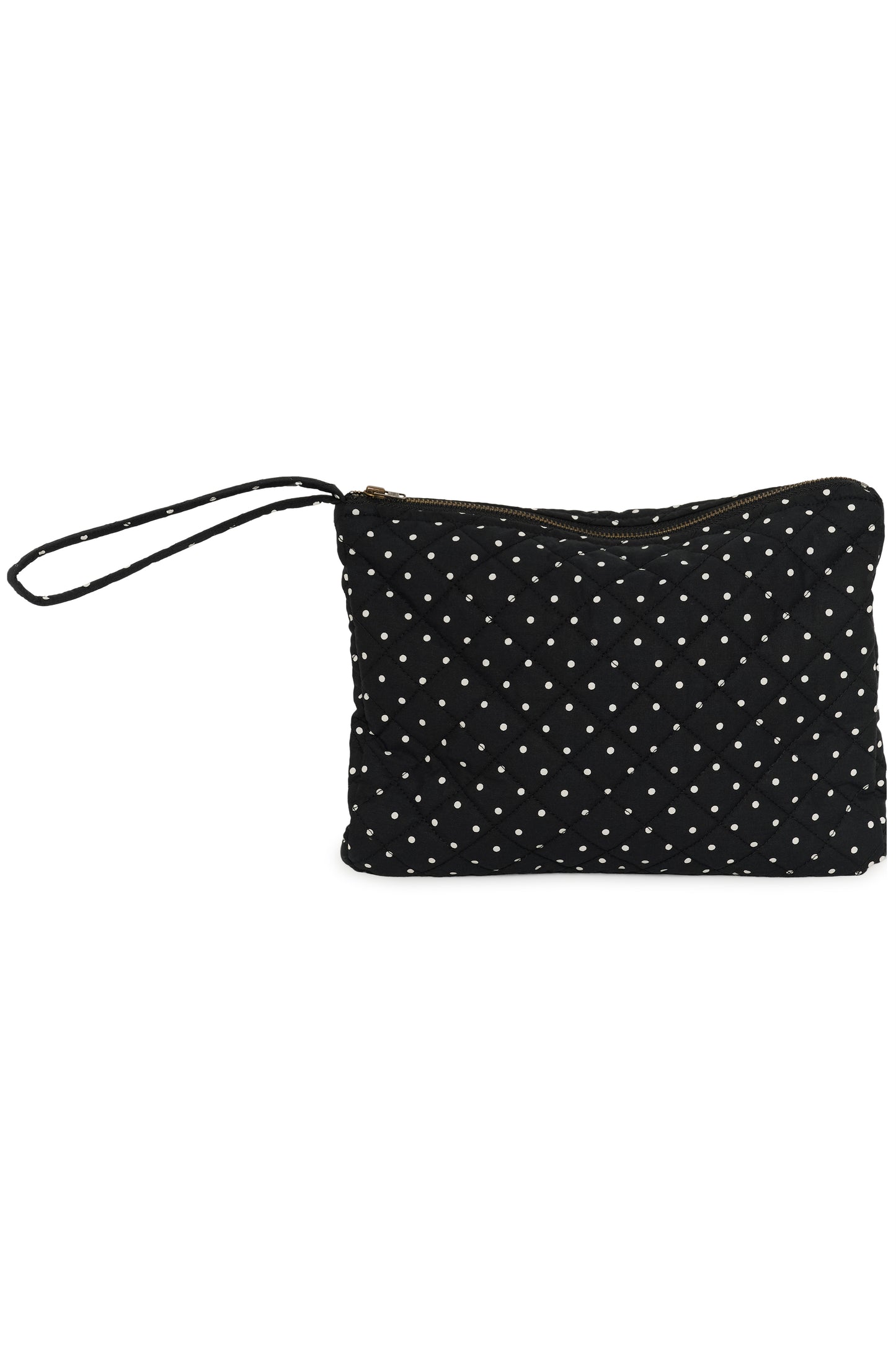 KA Sille Quilted purse - sort m/hvide dots