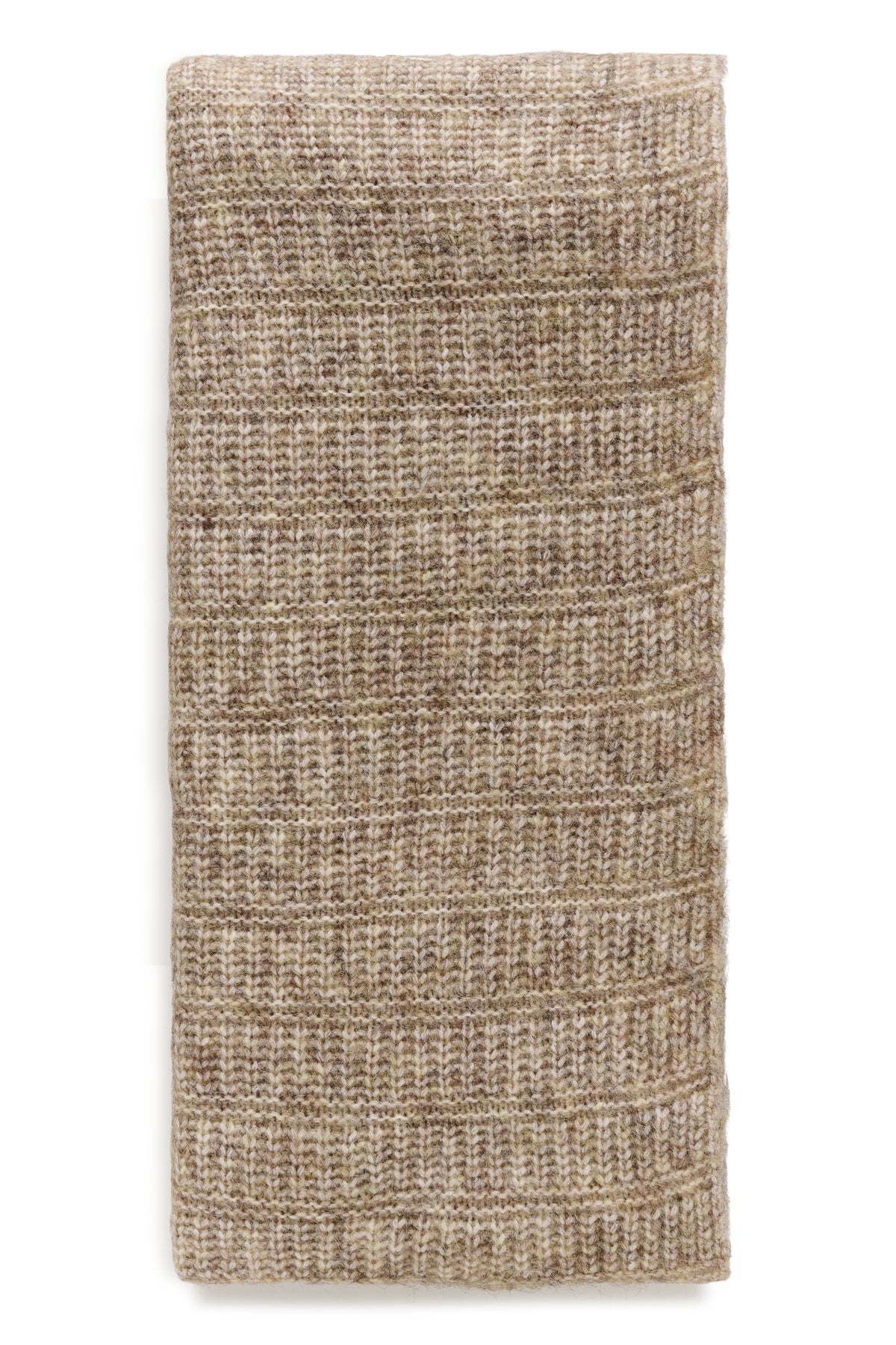KA Kikki Knitted Scarf - Dessert Taupe Melange
