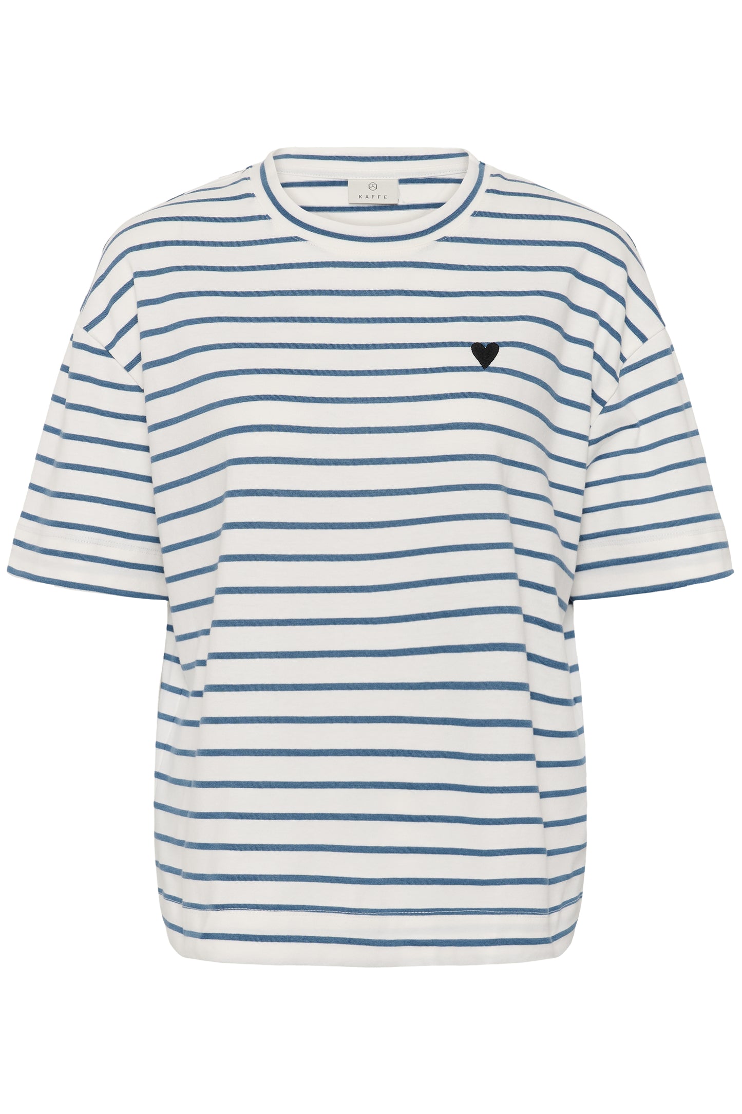 KA Minna T-shirt -chalk/bering sea