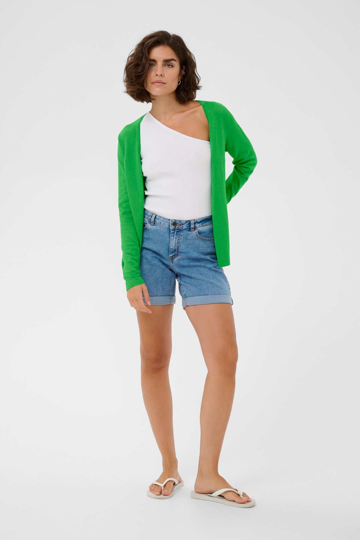 KA Fenia Astrid Cardigan - Bright Green
